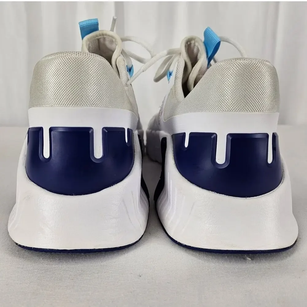 NIKE FREE METCON 5 WHITE AQUARIUS BLUE WORKOUT SHOES - WOMEN'S SIZE 11.5